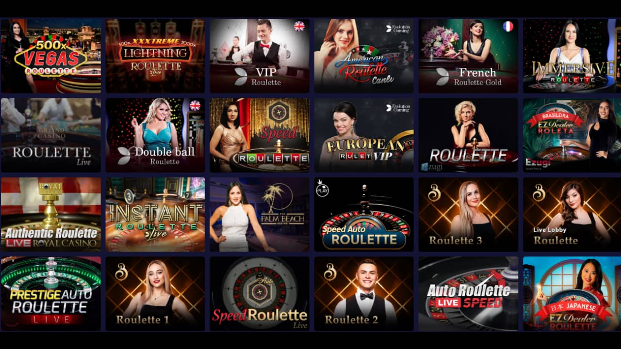 Types Of Online Roulette Games