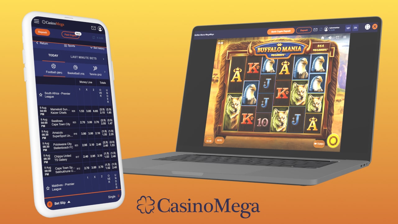 Placing Bets on CasinoMega