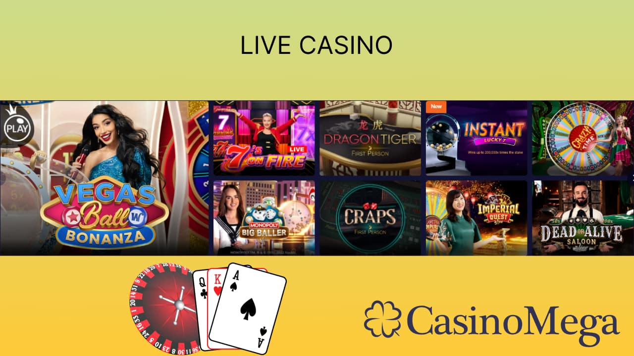 CasinoMega Live Games