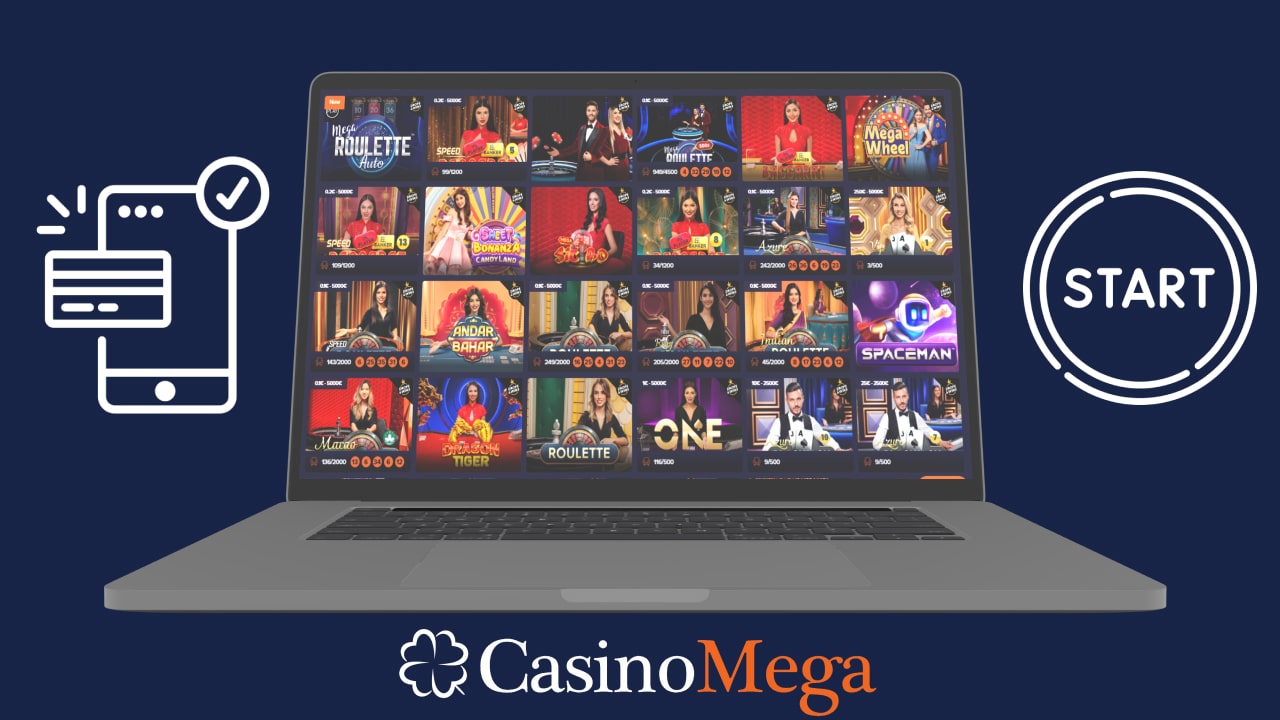 CasinoMega how to start