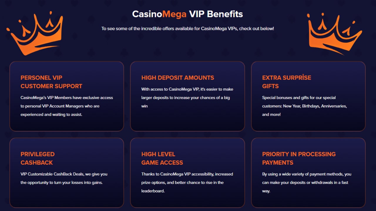 CasinoMega VIP
