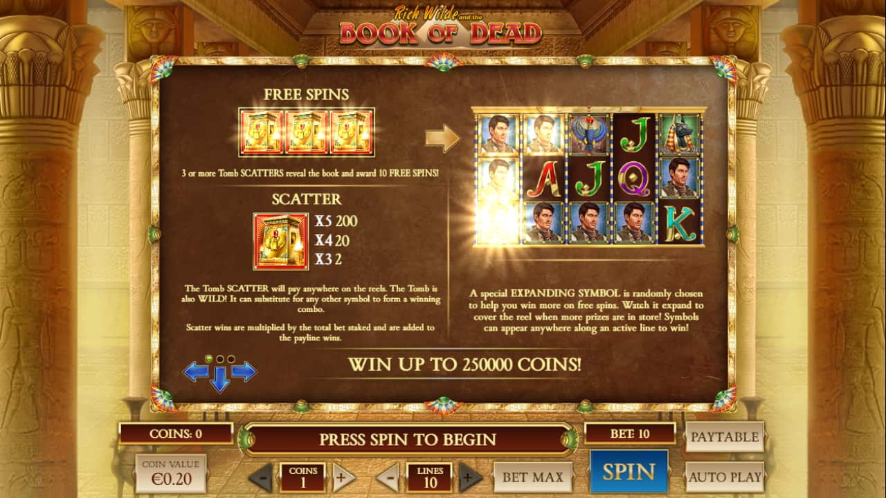 How To Play Book Of Dead